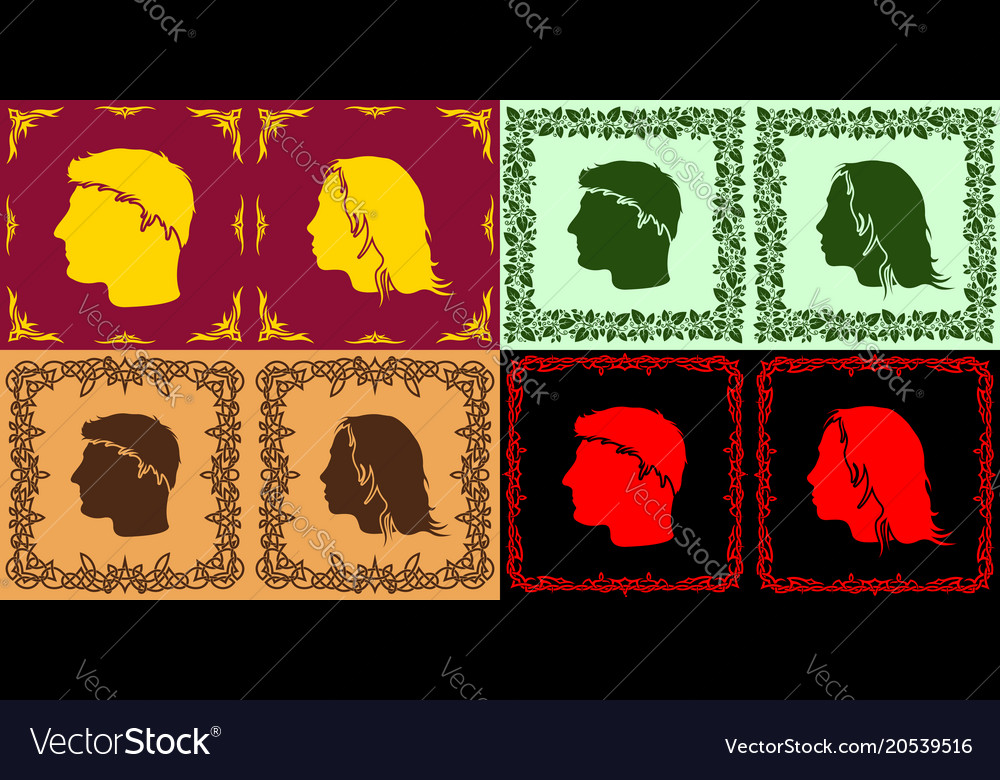 Frame patterns set