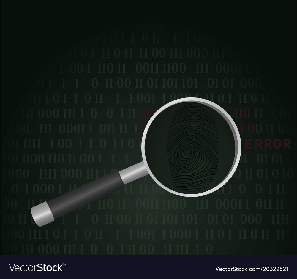 Finding hacker concept