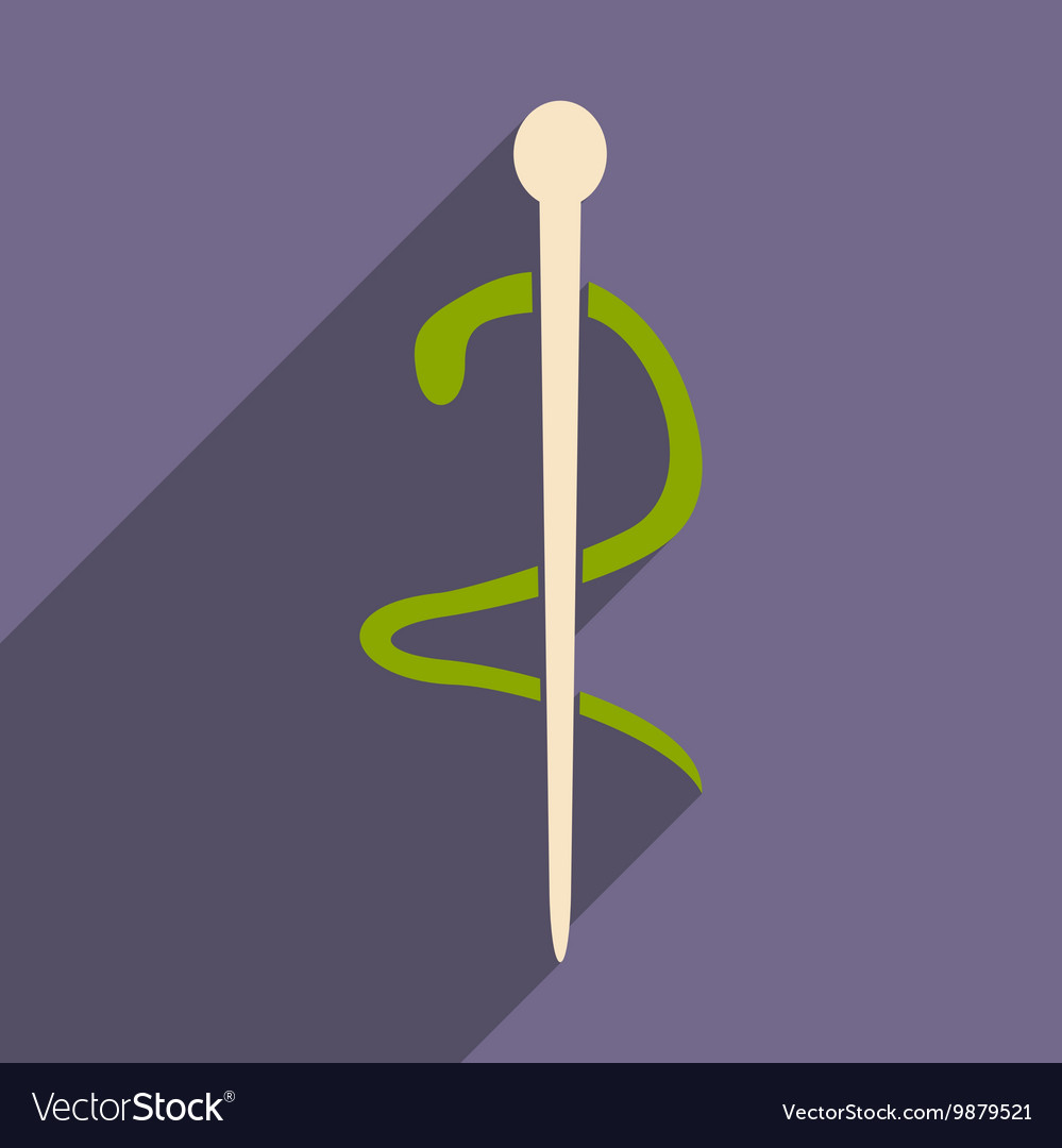 Flat with shadow icon and mobile application
