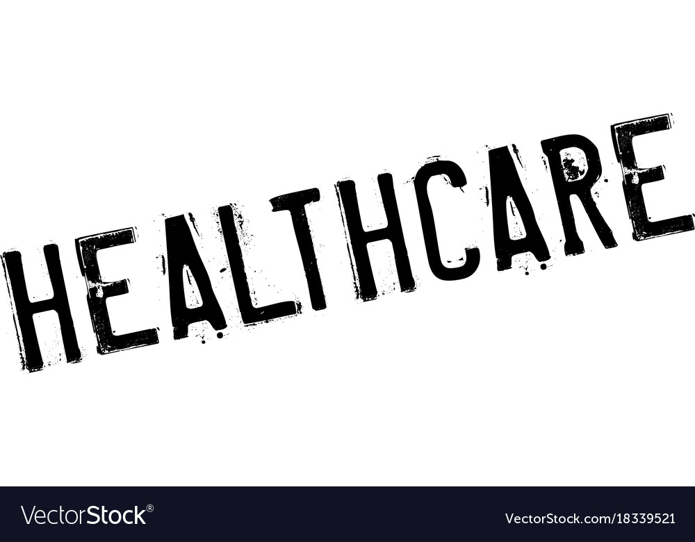 Healthcare rubber stamp