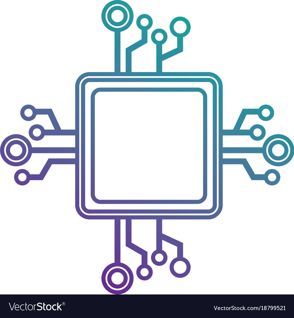 Processor circuit isolated icon