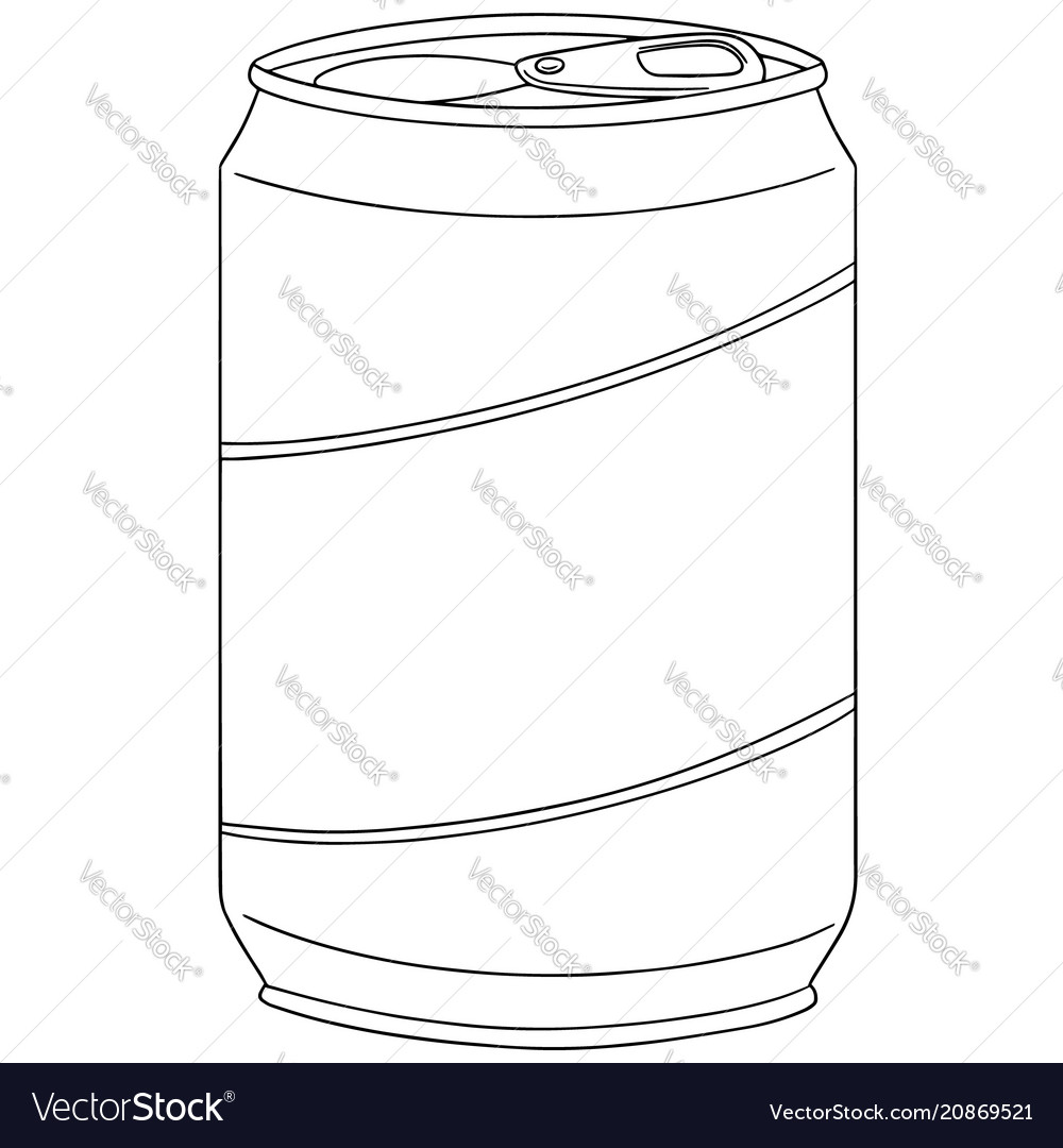 Set of can Royalty Free Vector Image - VectorStock