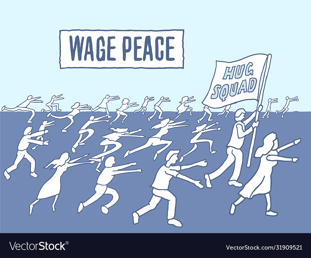 This powerful message unity says wage peace