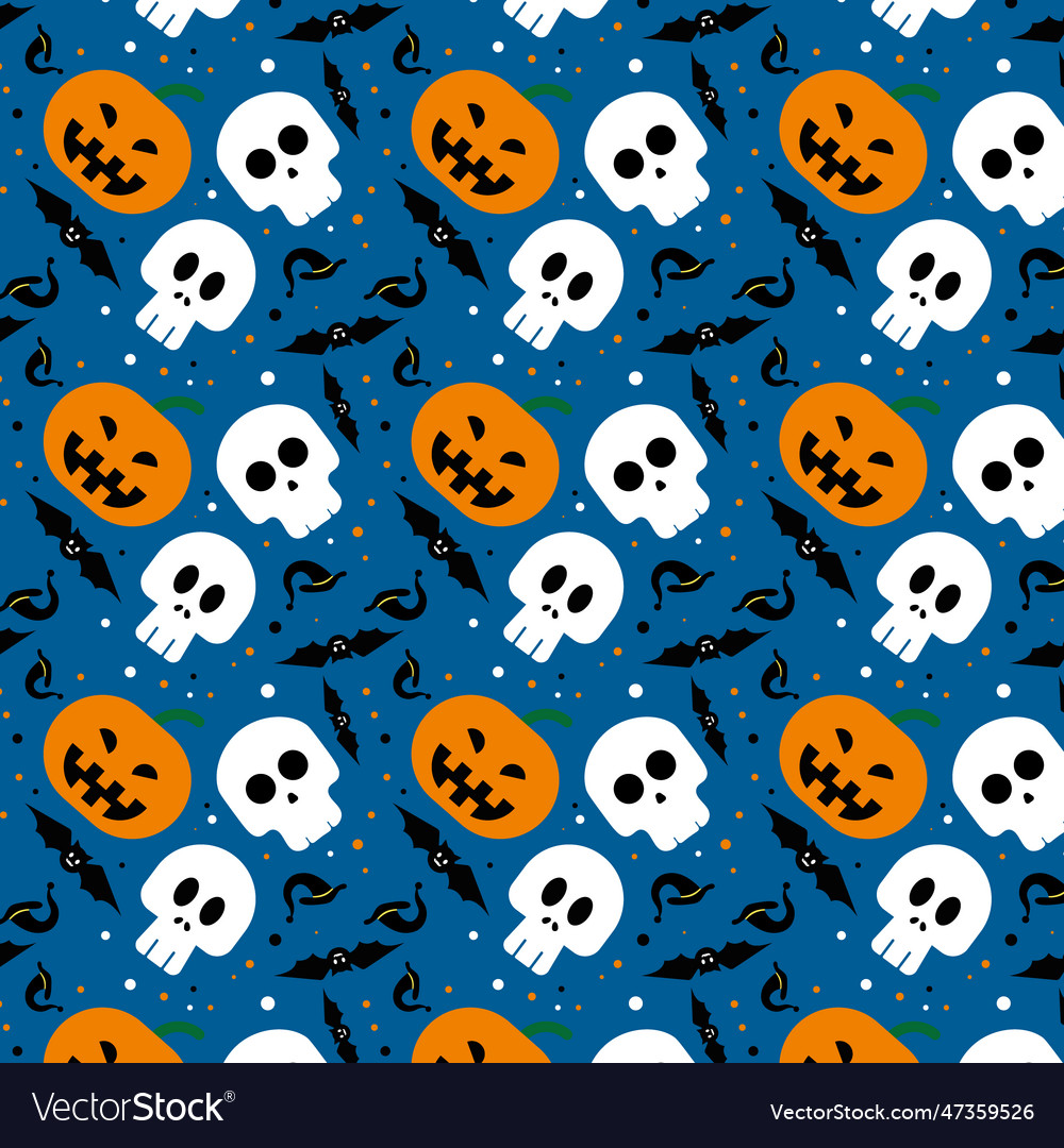 Abstract halloween pattern design background