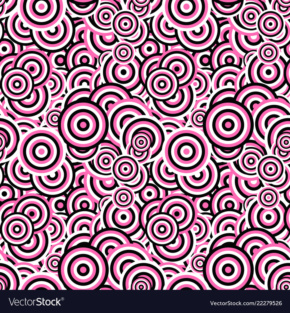 Abstract seamless pattern - concentric circle