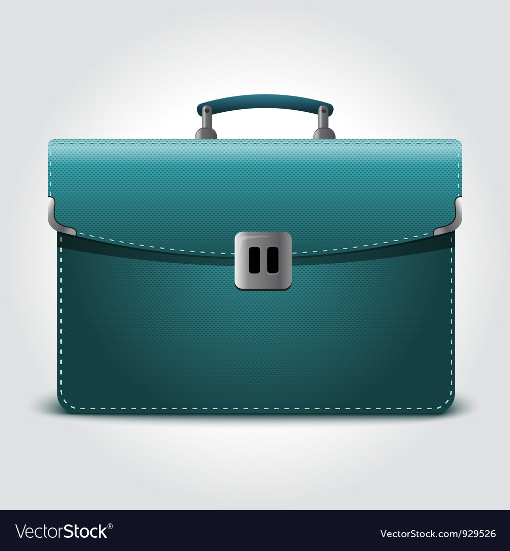 Business briefcase Royalty Free Vector Image - VectorStock