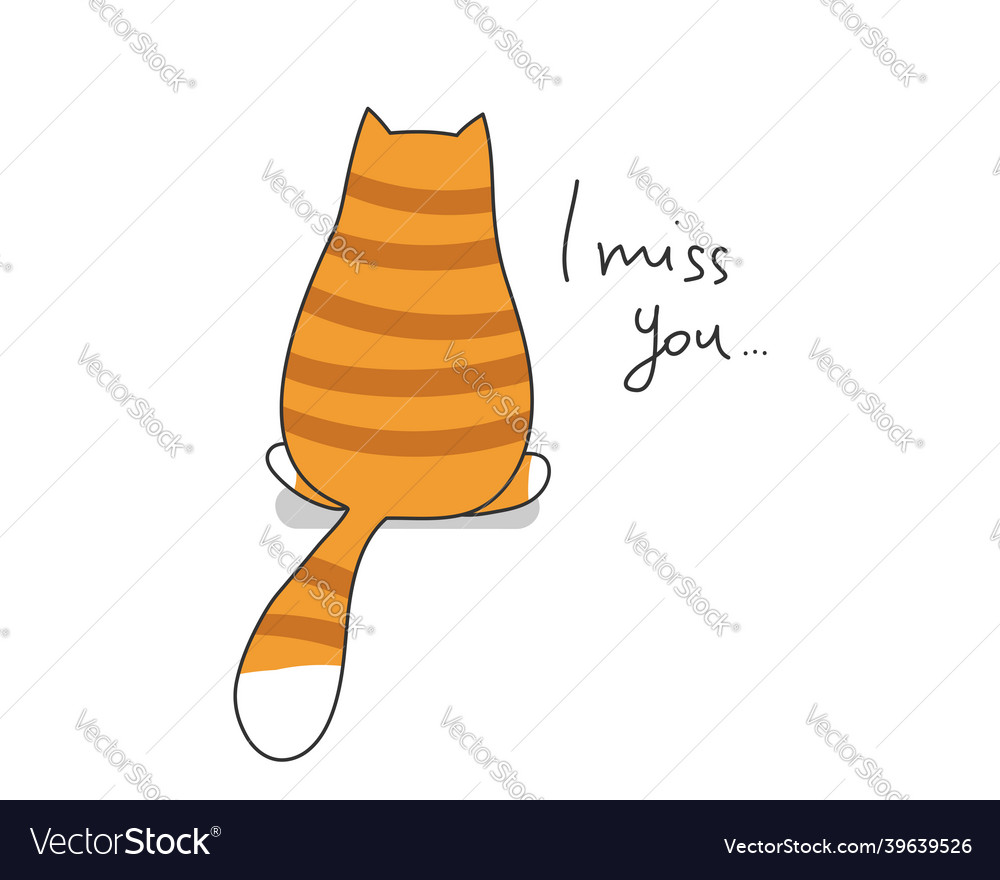 Cartoon cute cat pet funny character with slogan
