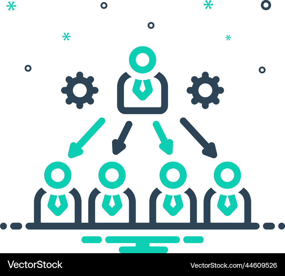 Delegation Royalty Free Vector Image - VectorStock