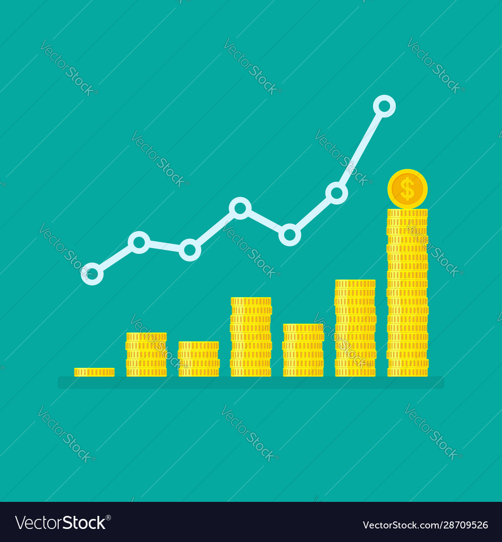 Finanz-Wachstumsdiagramm