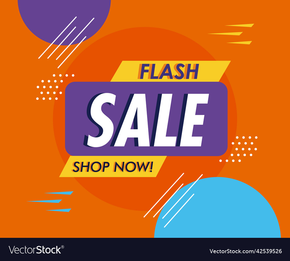 Flash sale lettering