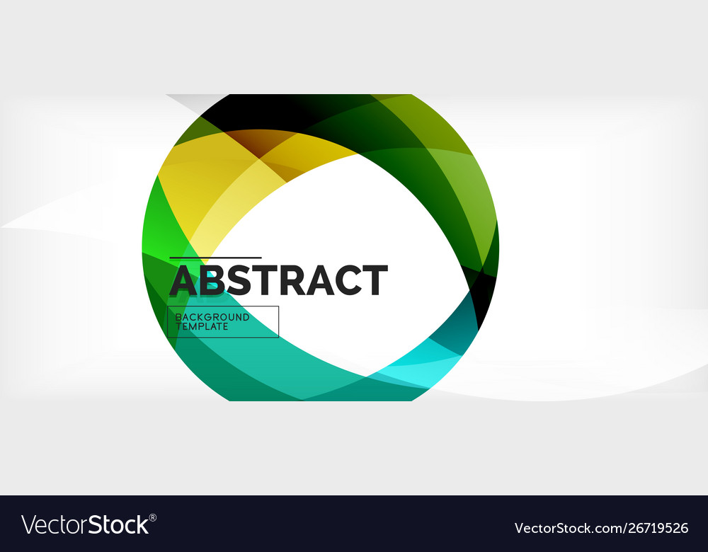 Linear wave web template Vector Image Linear wave web template