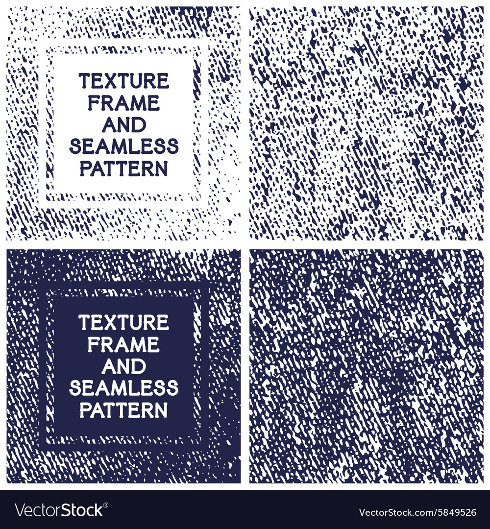 Texture frame and seamless pattern