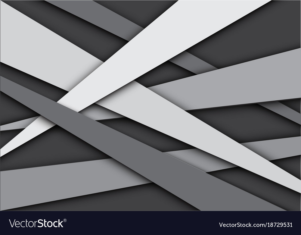 Abstract gray line overlap design modern
