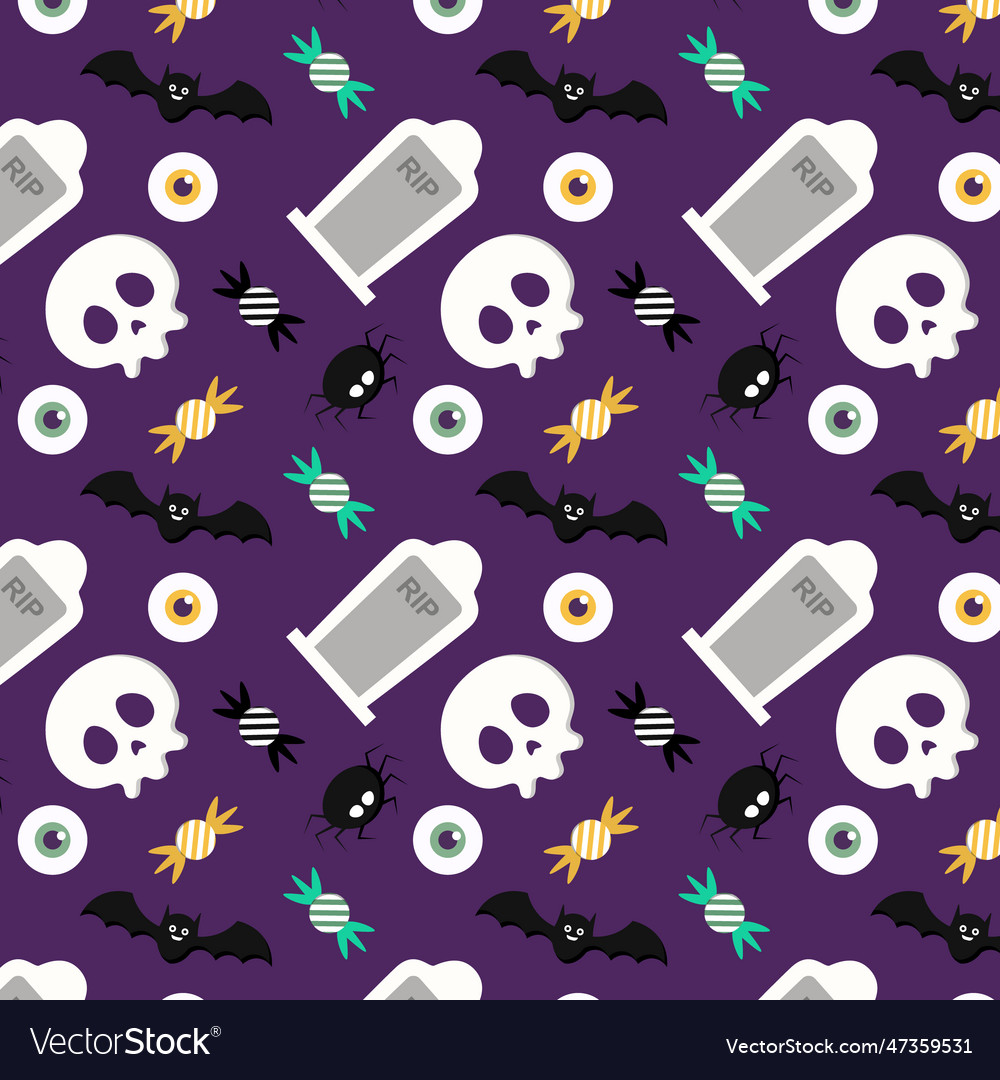 Abstract halloween pattern design background