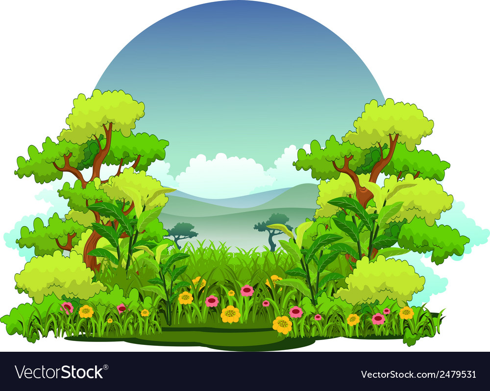 Beauty Nature Background Royalty Free Vector Image