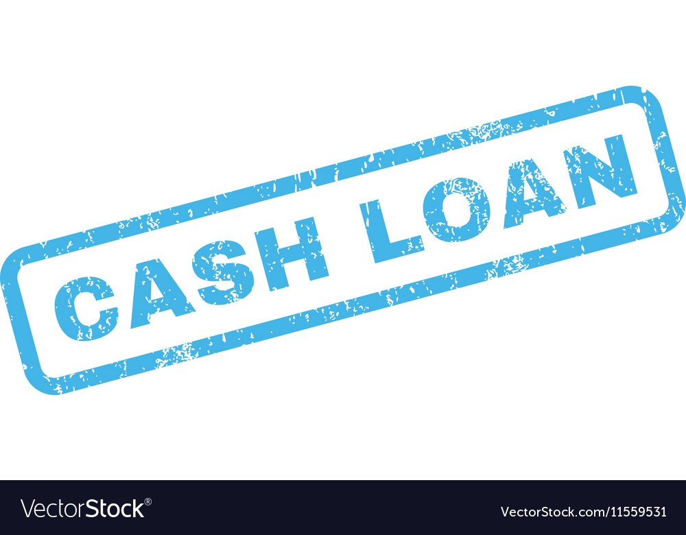 Cash loan rubber stamp