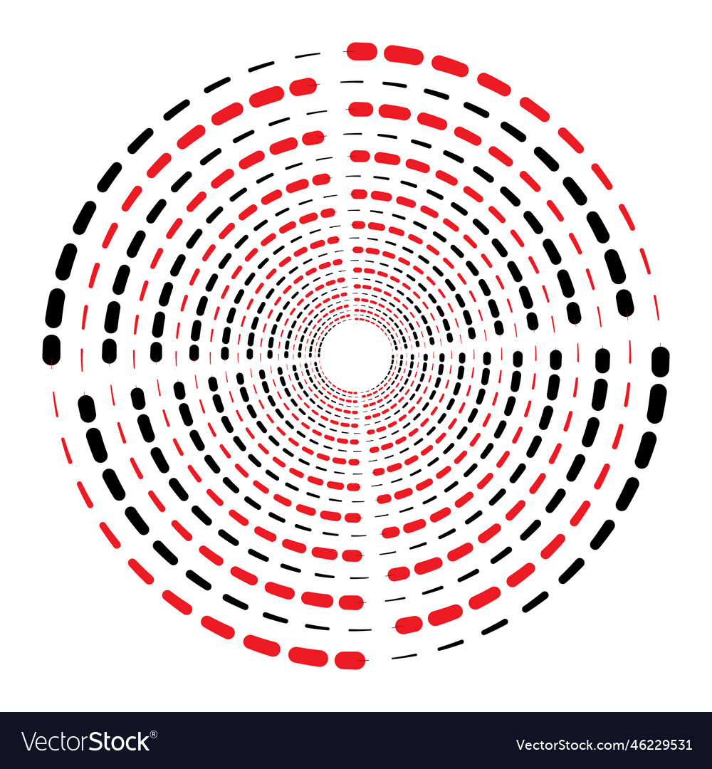 Dynamic abstract circle