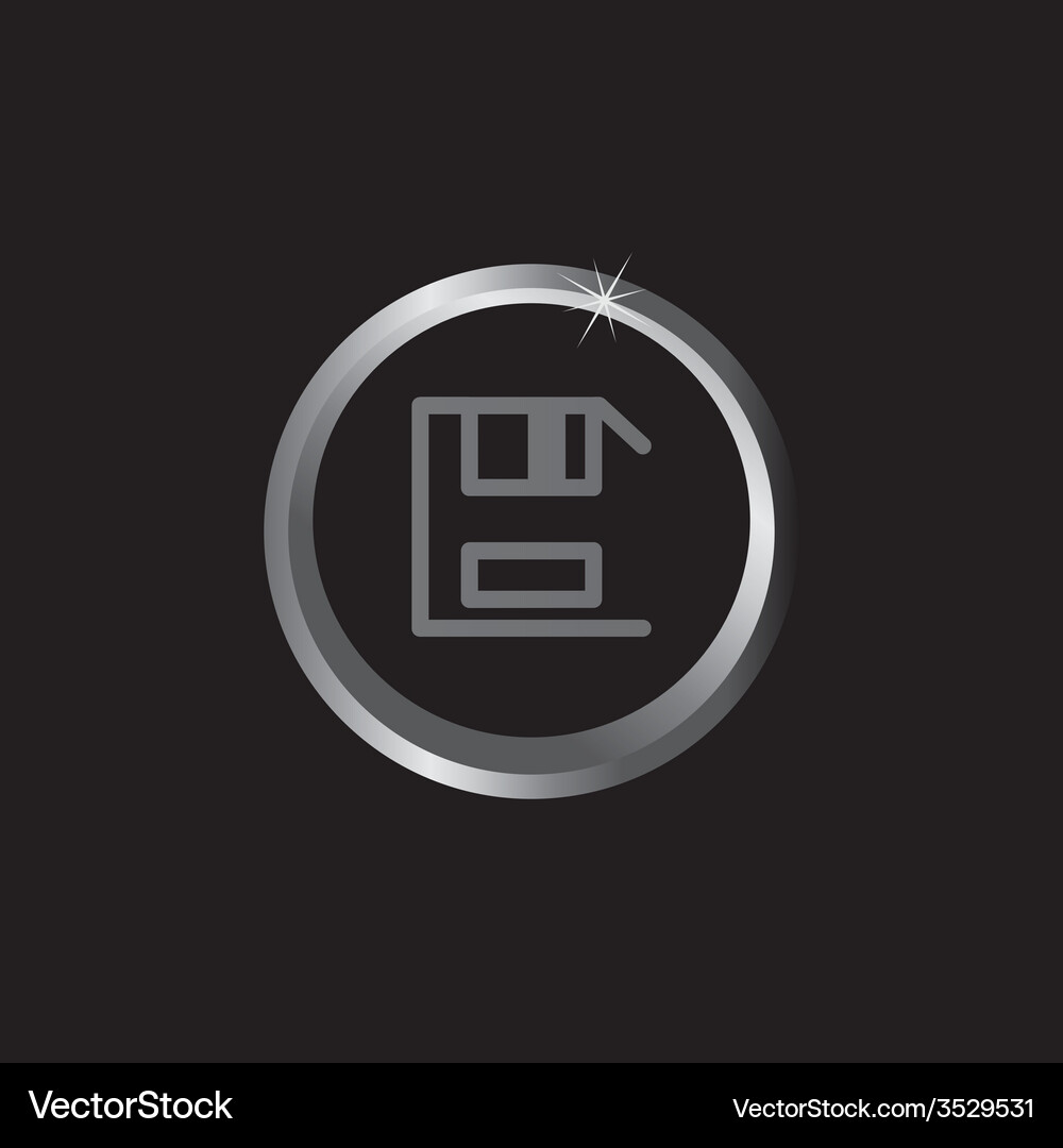 Icon button Royalty Free Vector Image - VectorStock