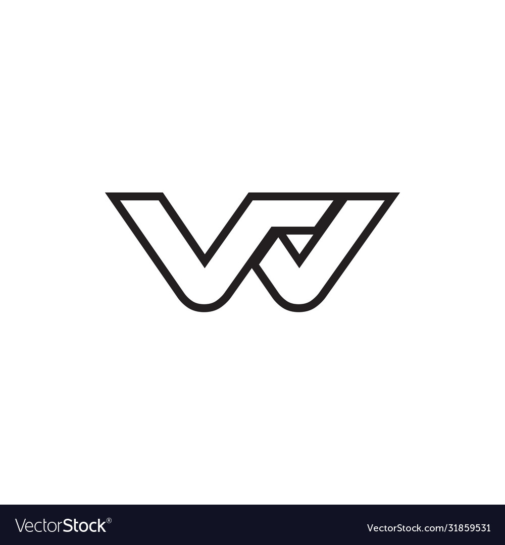 Letter V & W Monogram Logo