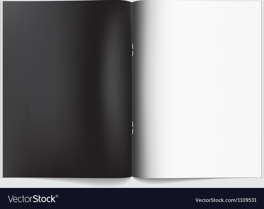 Magazine blank page template for design layout