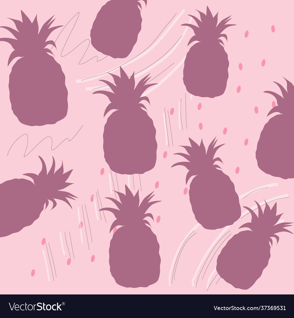 Pineapple Pattern Background