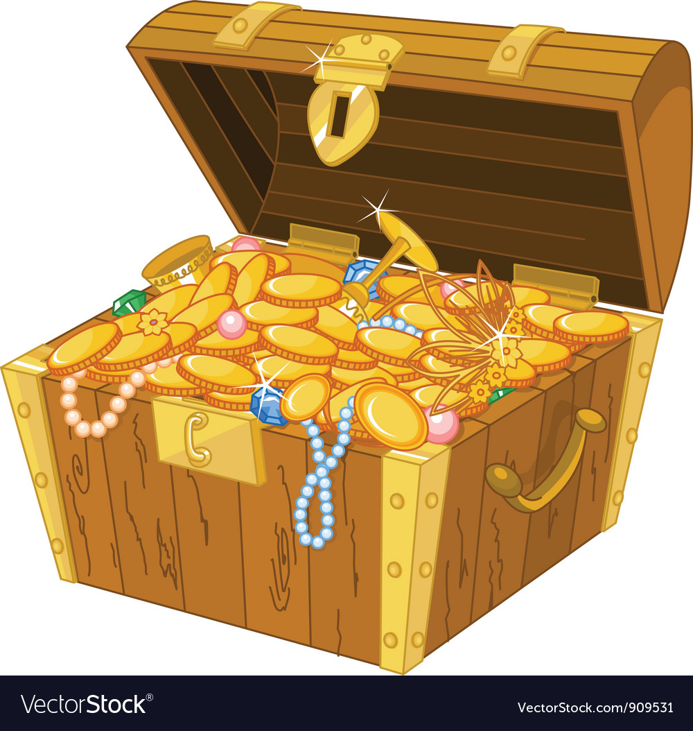 Treasure Chest Vector Art & Graphics