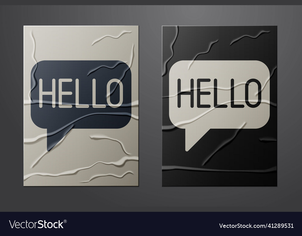 White hello in different languages icon isolated vector image White hello in different languages icon isolated