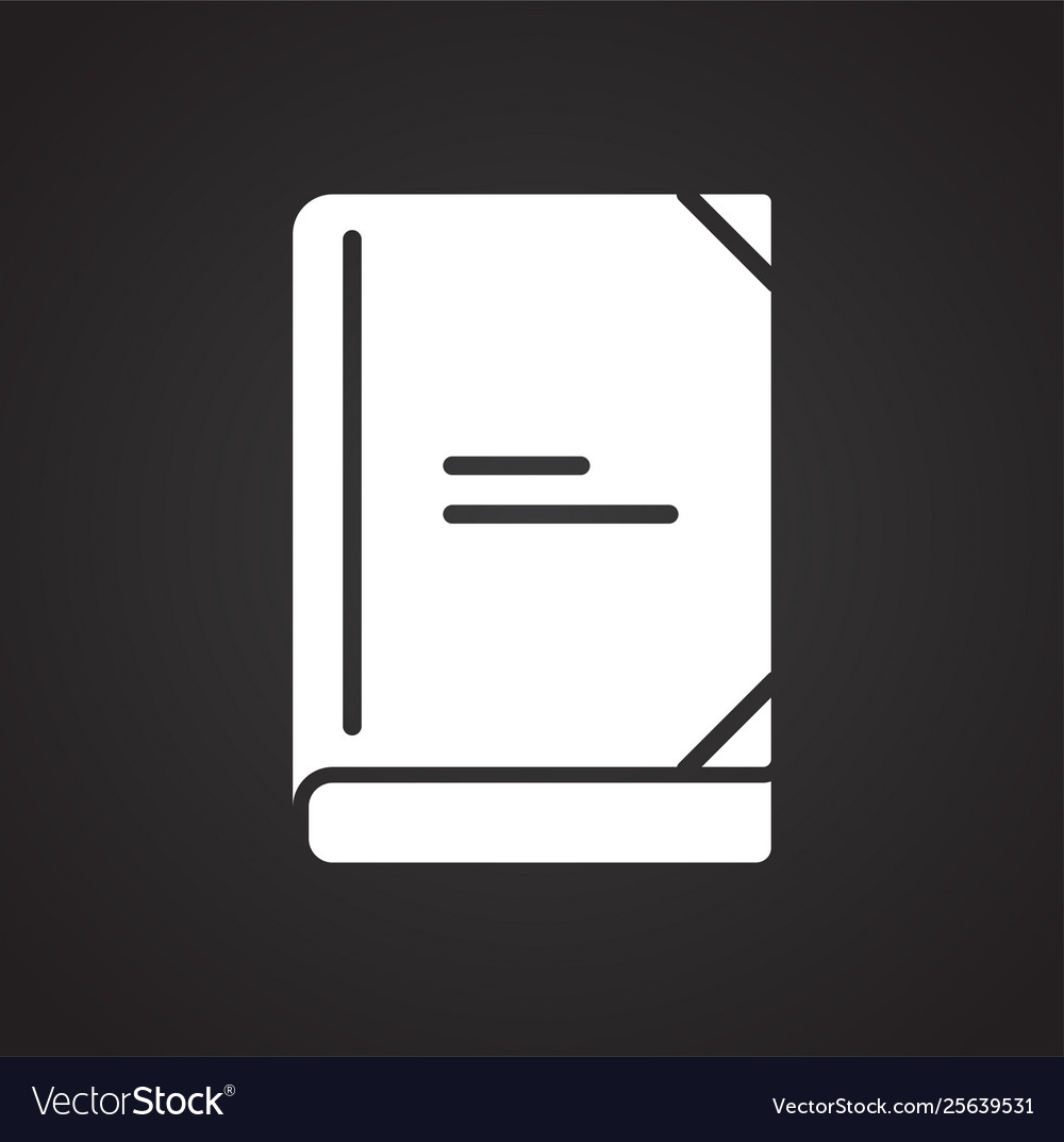 Writing related icon on background for graphic