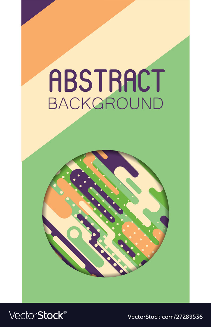 Abstract background with colorful rounded shapes