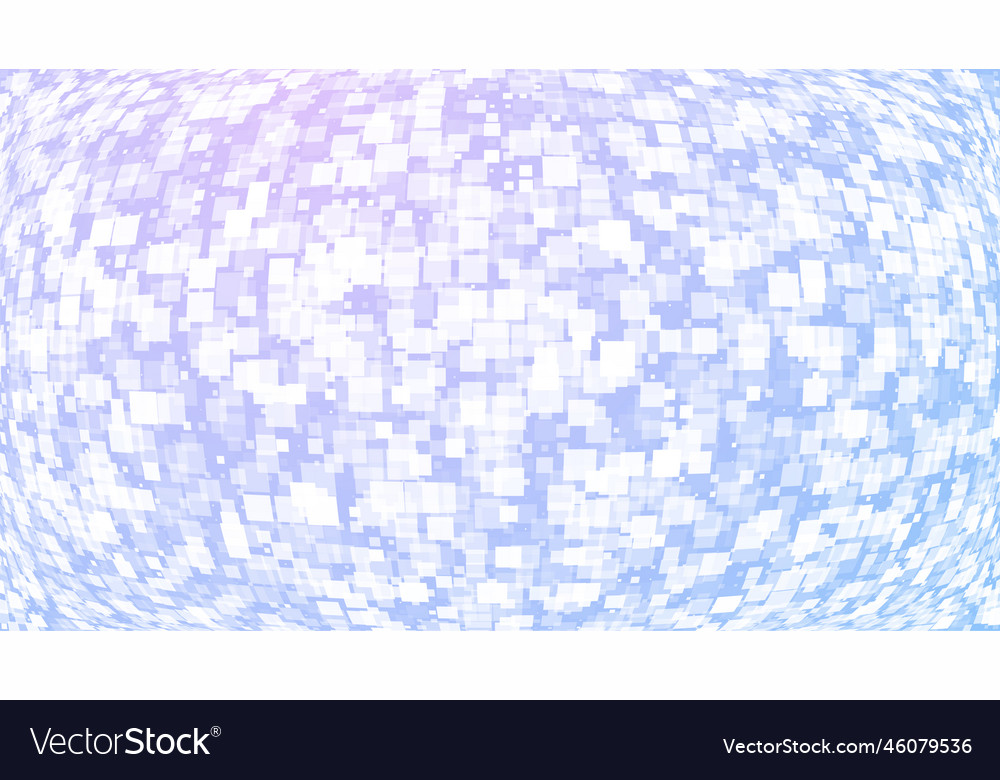 Abstract blue background distorted square pattern vector image Abstract blue background distorted square pattern
