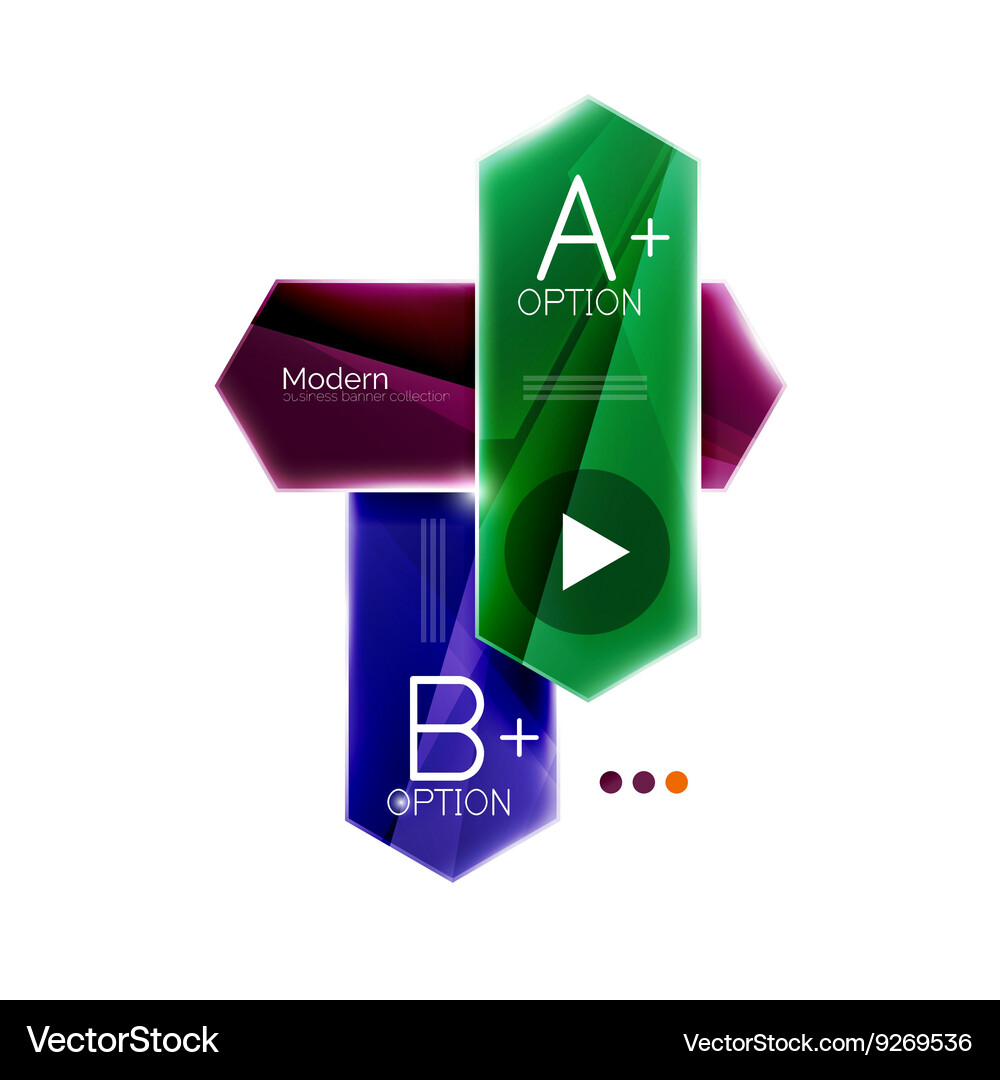 Arrow infographics element Royalty Free Vector Image