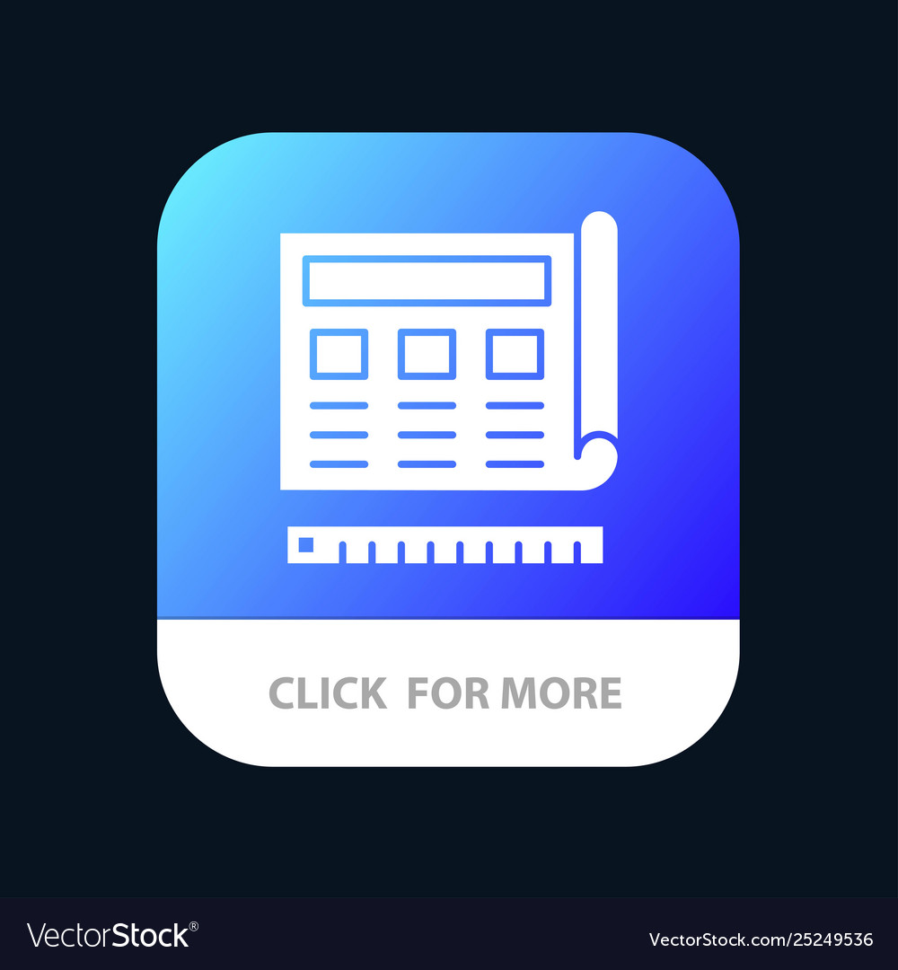 Blueprint blue print website web mobile app icon vector image Blueprint blue print website web mobile app icon