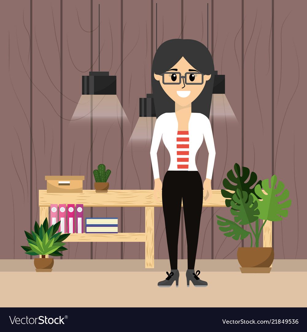 Business woman worker at office