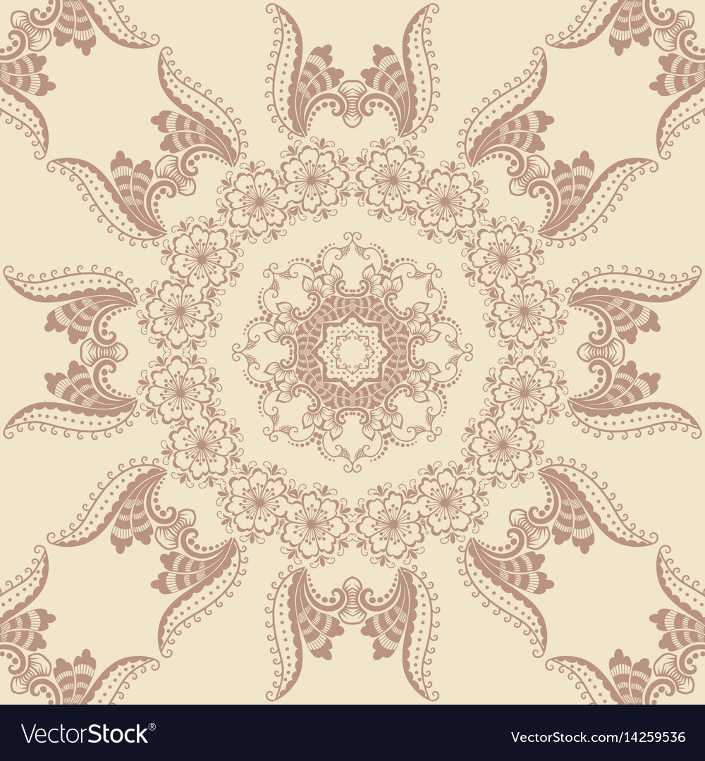 Floral seamless pattern element