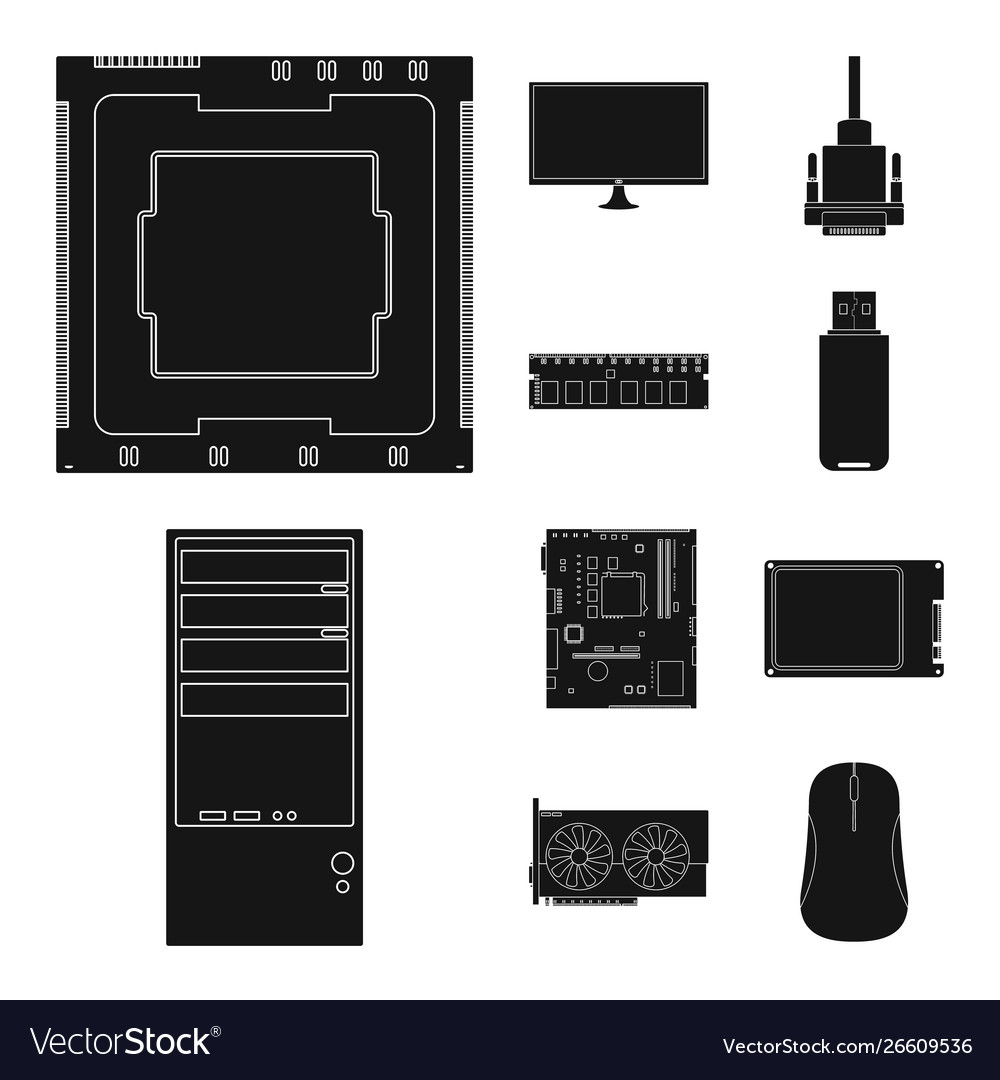 Internet and electronics vector image Internet and electronics