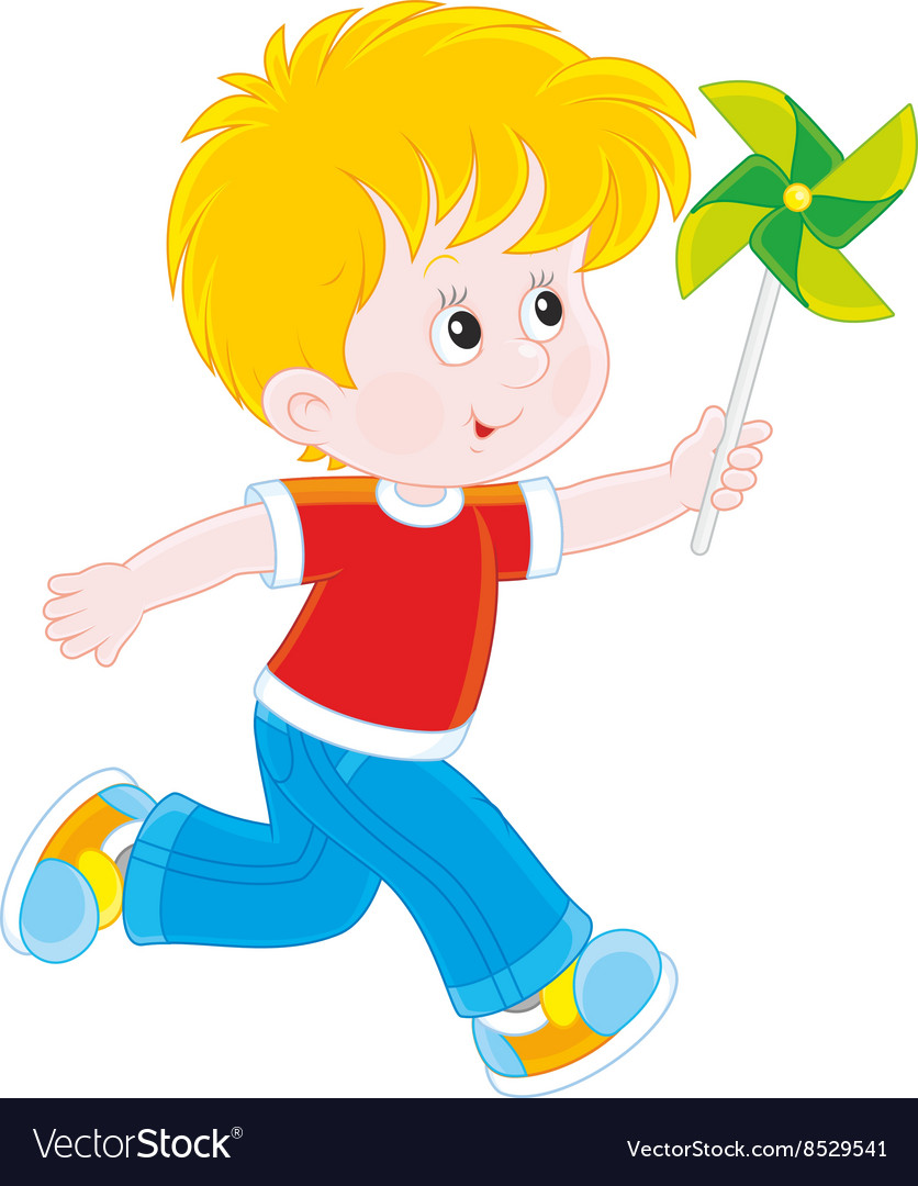 Boy with a whirligig