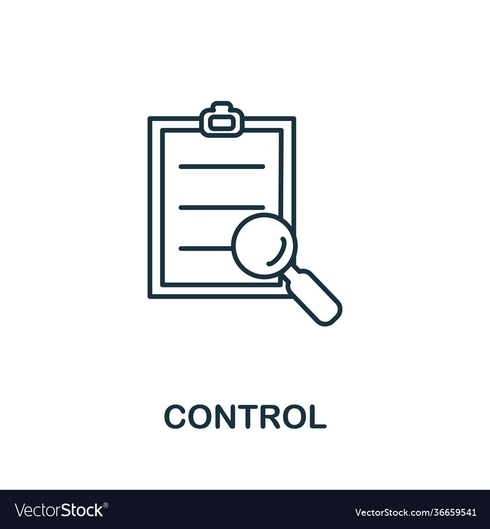 Control icon simple from startup collection