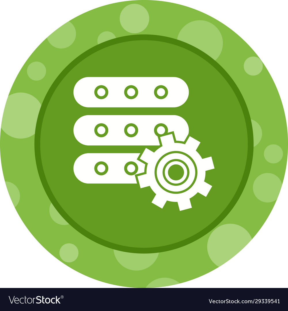Database Settings Icon Glyph