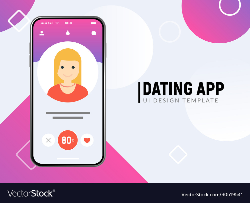 Dating app online mobile concept weiblich männlich vector image Dating app online mobile concept weiblich männlich