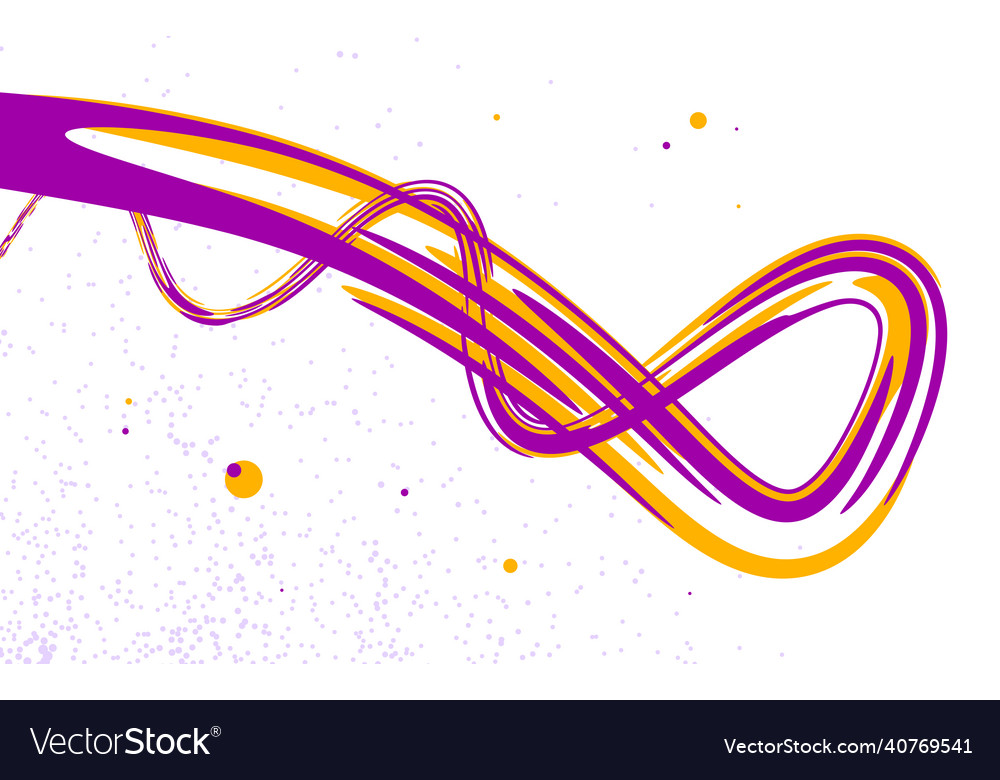 Fluid lava shapes abstract background dynamic vector image Fluid lava shapes abstract background dynamic