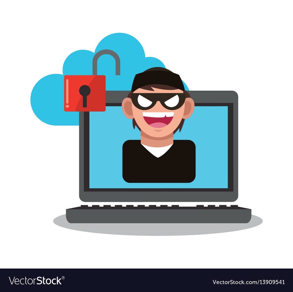 Internet security related icons image vector image Internet security related icons image