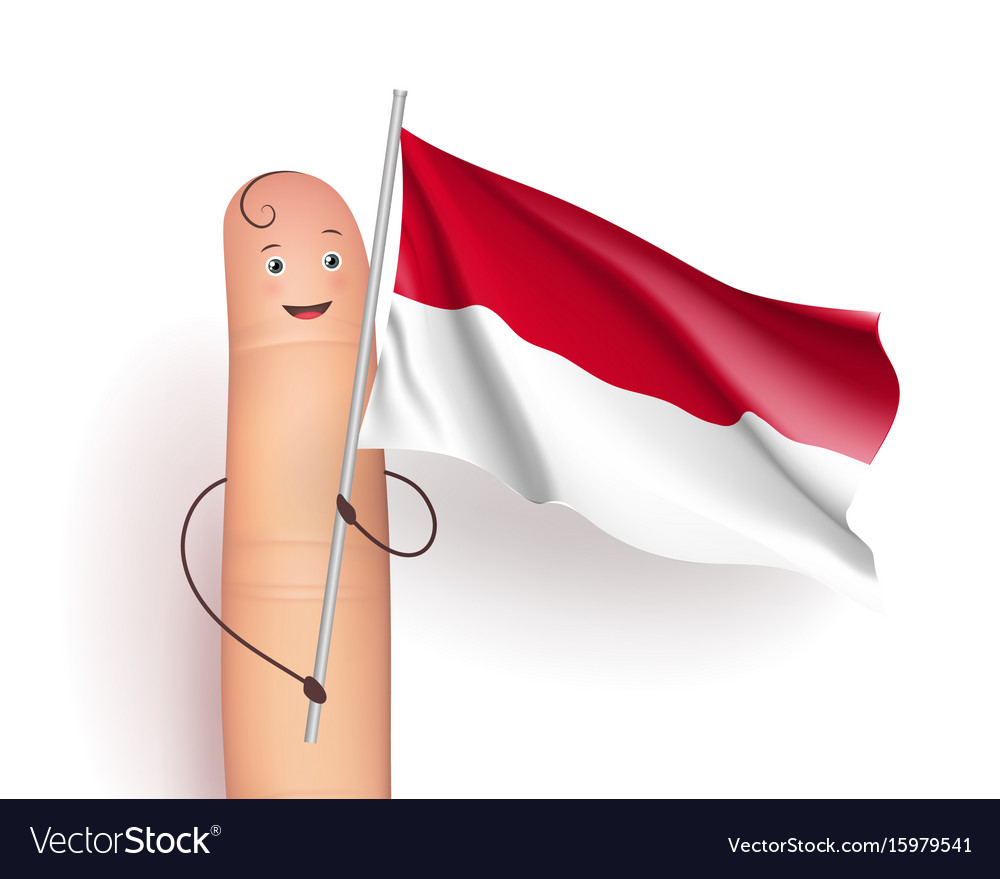 Monaco flag waving