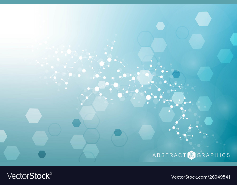 Science network pattern connecting lines and dots Vector Image Science network pattern connecting lines and dots