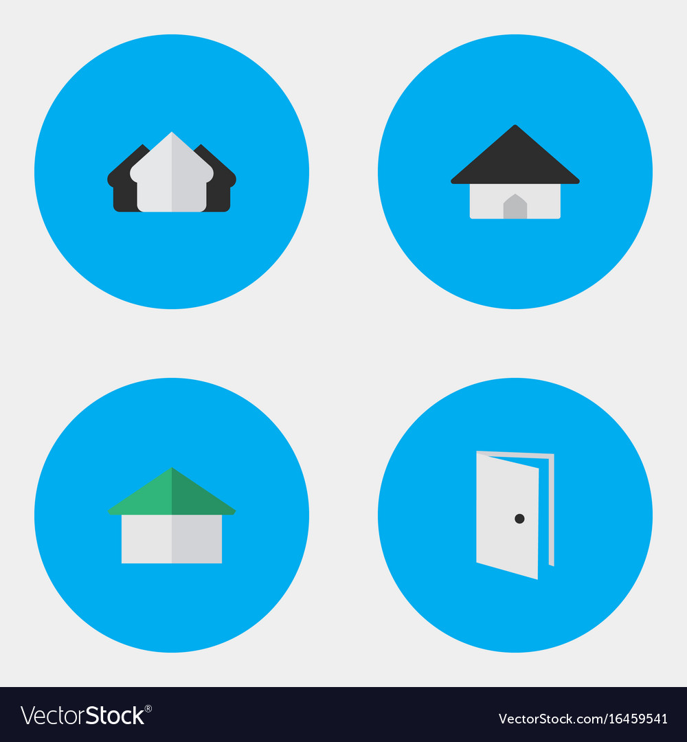 Set of simple real icons