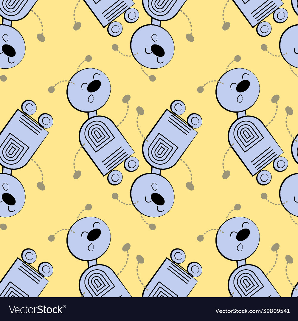 Stylized dancing robots - graphics machine revolt