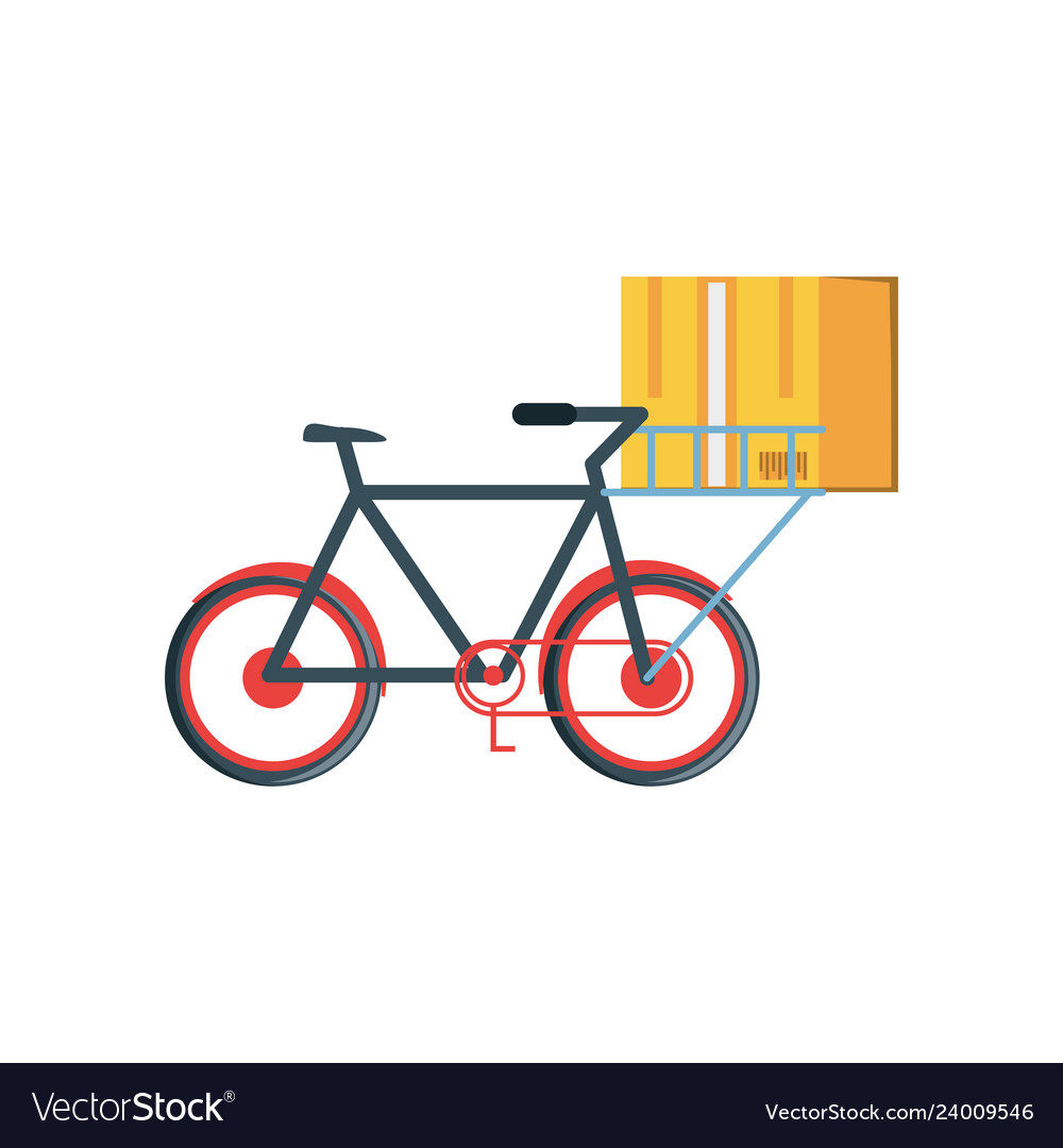 Bicycle for logistic service with boxes