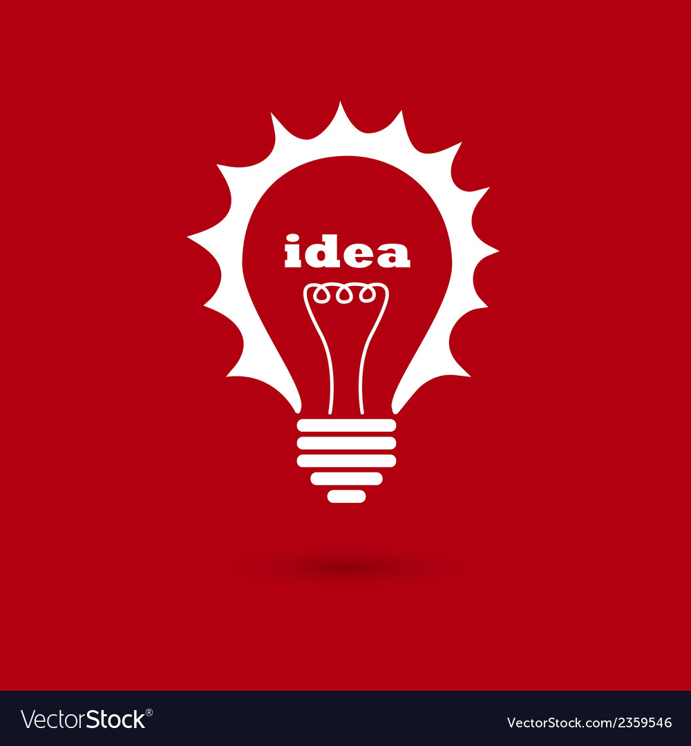 Idea Bulb 2 Royalty Free Vector Image - Vectorstock