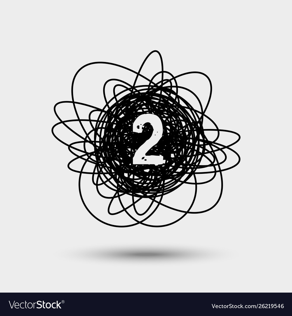 Isolated Number Two Icon