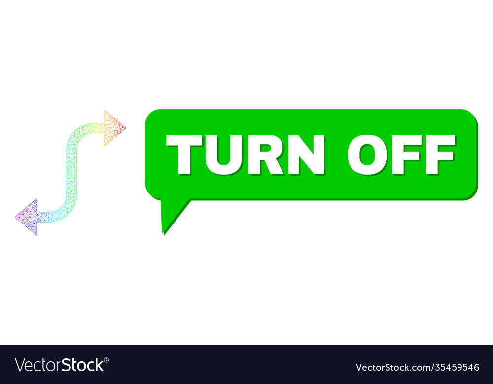 Spectrum net gradient opposite bend arrow icon