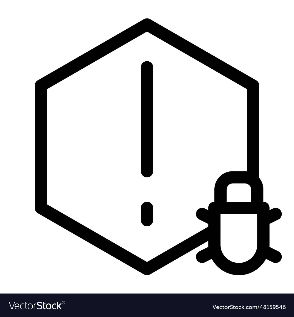 Virus alert indicator in computer